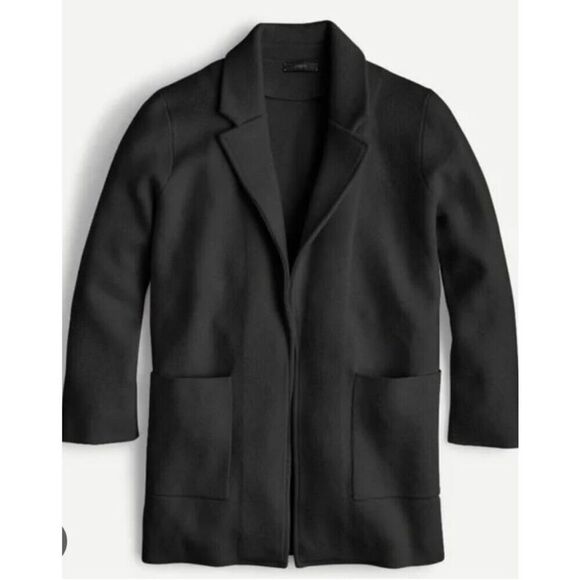 J. Crew black open front cardigan size L - Picture 1 of 5